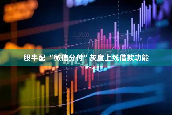 股牛配 “微信分付”灰度上线借款功能
